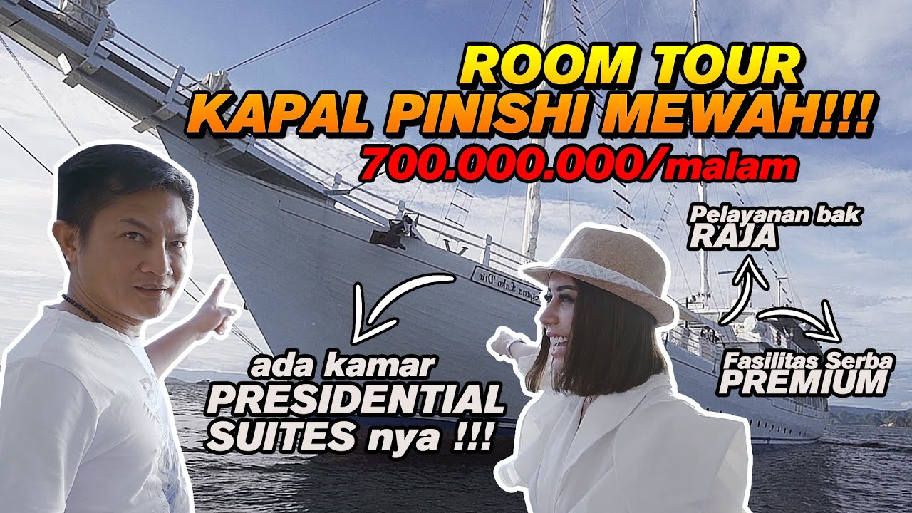Room Tour Kapal Phinisi Lakodia Mewah Ala #KejutNyata di Labuan Bajo | #GladsVlog | Gladys KLT
