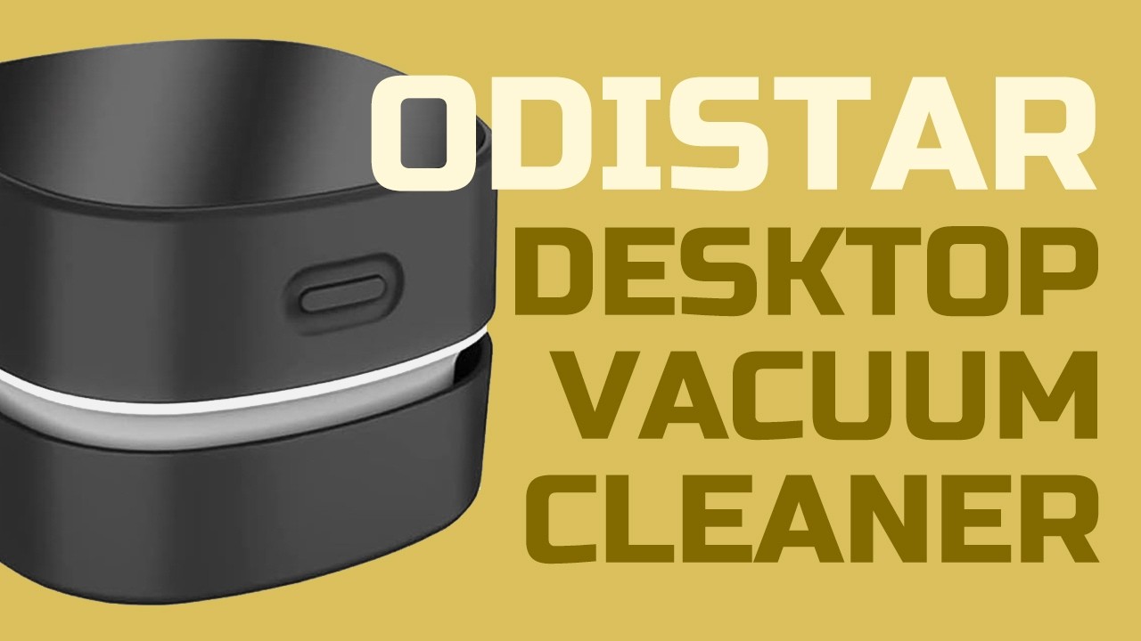 The Psychotically Amazing Desktop Robot You Didn't Know You Needed - ODISTAR Desktop Vacuum Cleaner