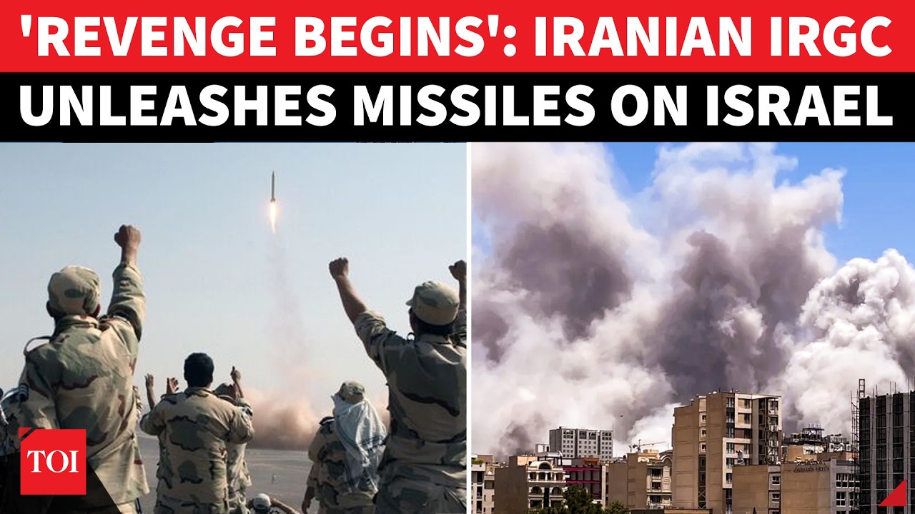 Iran UNLEASHES Ballistic Missile Fury On Israel; Sirens In Tel Aviv, Jerusalem, Occupied West Bank