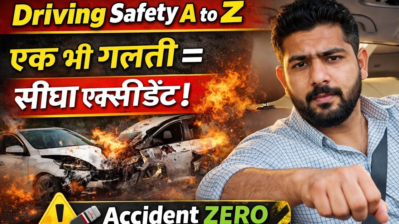 Driving Safety A to Z | एक्सीडेंट से बचने की पूरी गाइड (जरूर देखें)✅⚠️🚦.