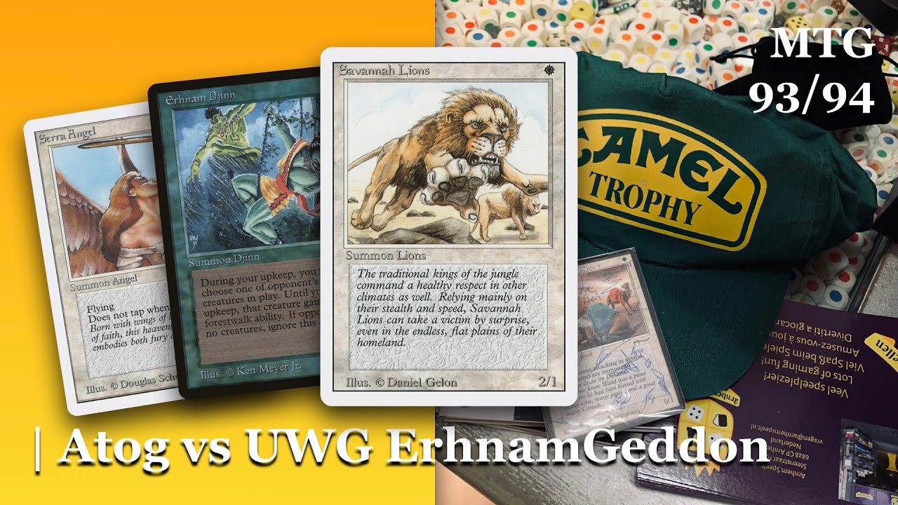 Quarter-Final Atog vs ErhnamGeddon | Top 8 - Camel Trophy (Part 4) | Old School MTG 93/94 | #169