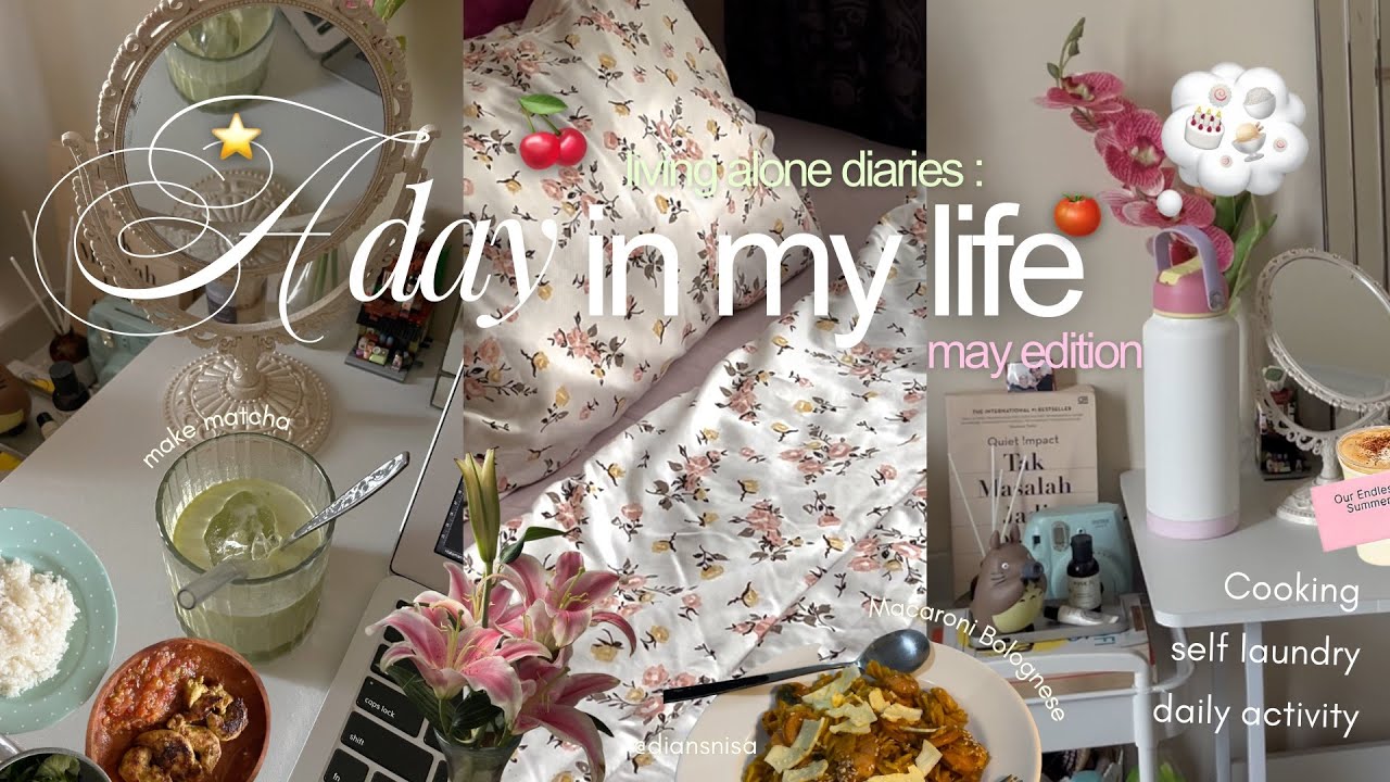 A day in my life may edition | self laundry, deep cleaning, semester 6🐰🍓🫧