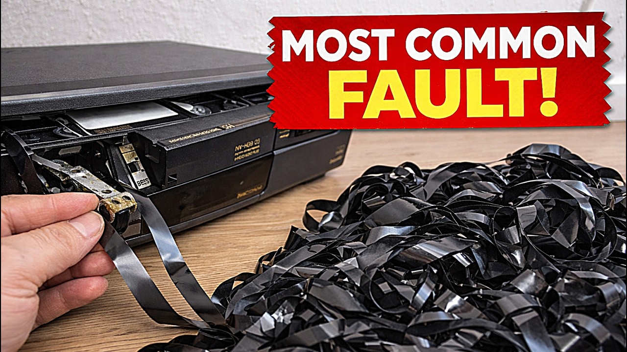 VCR Tape is Stuck? - Most Common Fault
