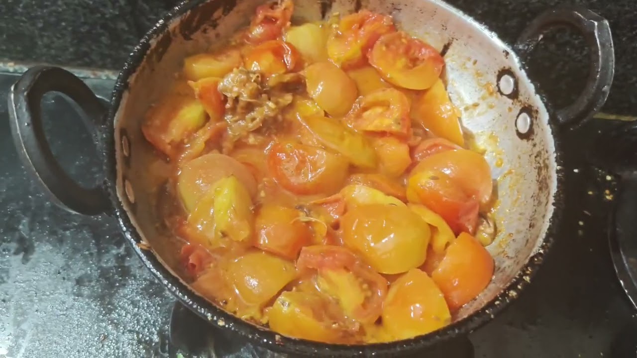 Pachi mirapakayalu tomato pachadi recipe