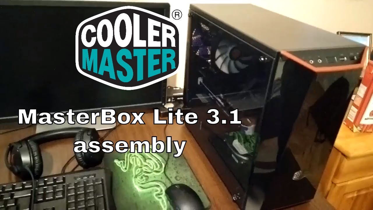 Cooler Master MasterBox Lite 3.1 assembly and PC build
