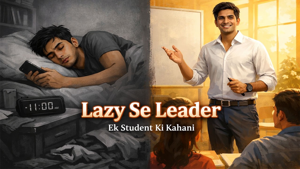 Lazy Se Leader: Kaise Ek Average Student Ne Apni Life Badli | 1% Better Urdu