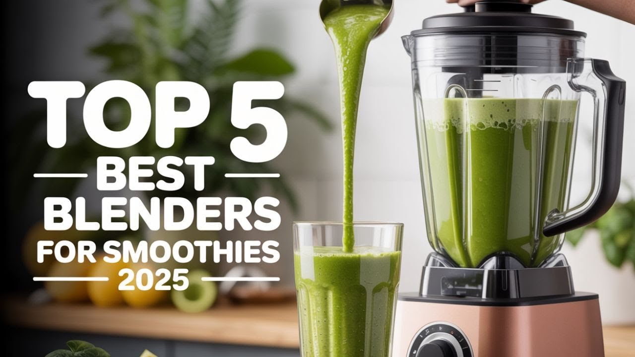 **Top 5 Best Blenders For Smoothies Review 2025 | Smooth, Powerful & Reliable!**