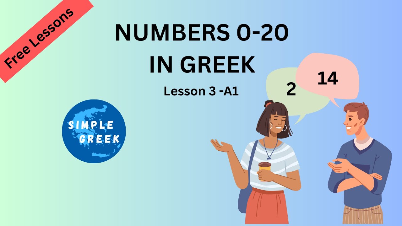 Learn Greek Numbers 0–20 | Greek for Beginners (A1) #learngreek #greeklanguage