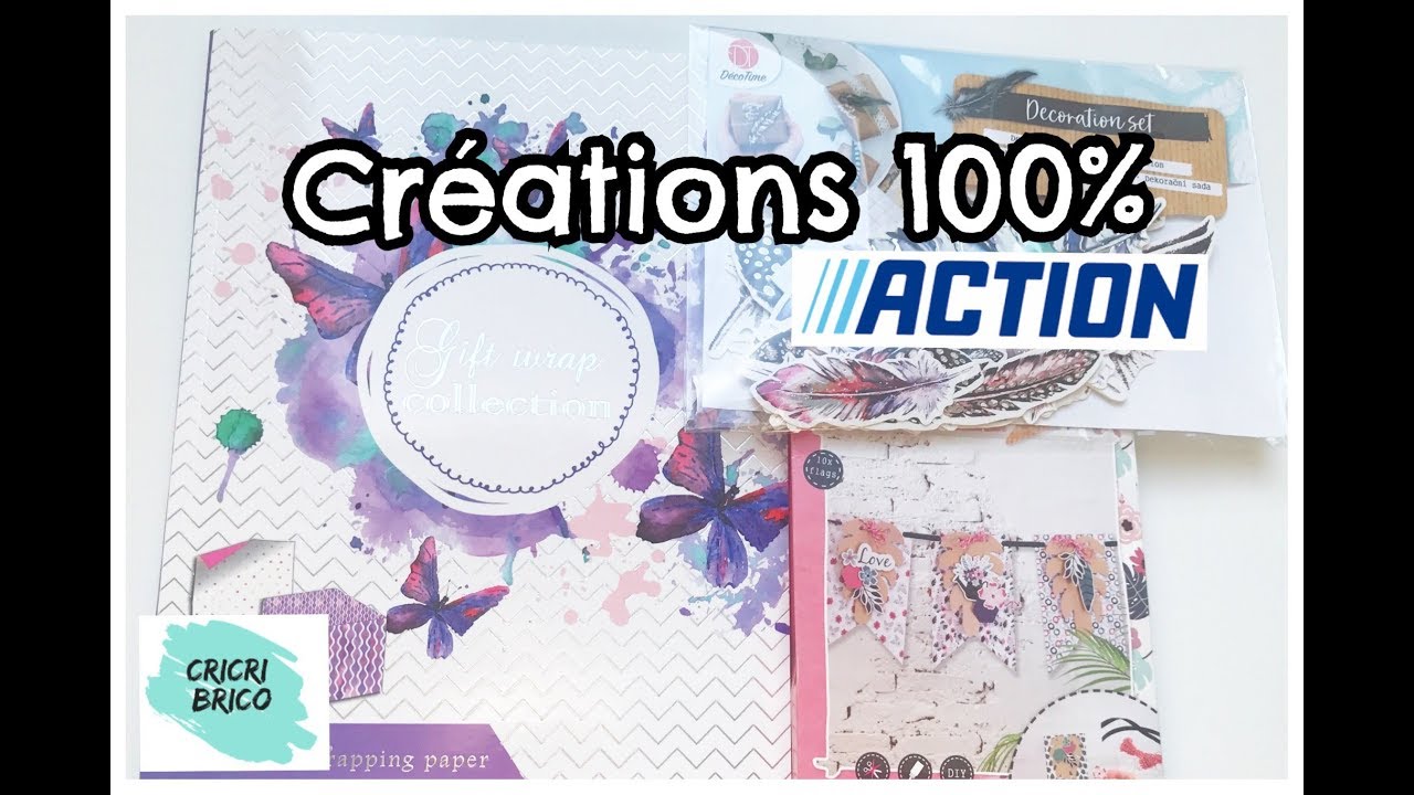 Tuto Cartes 100% ACTION #6 Scrapbooking