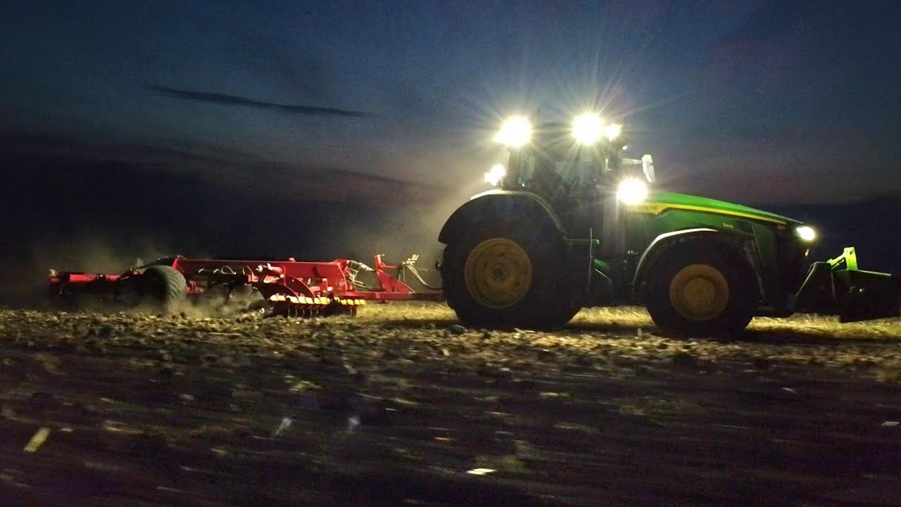 John Deere 8R 340  & väderstad topdown 300