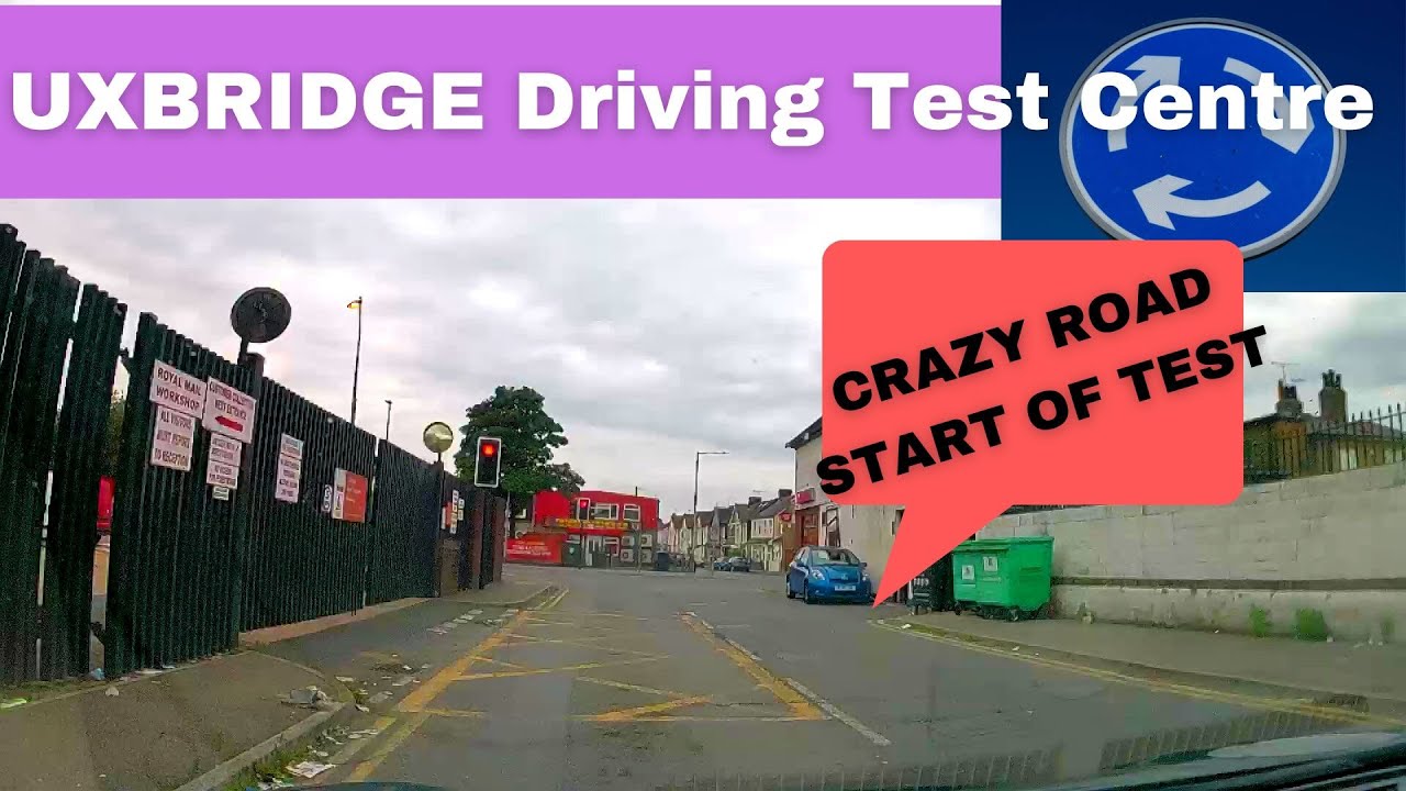 Uxbridge Driving Test Centre - weird driving test route