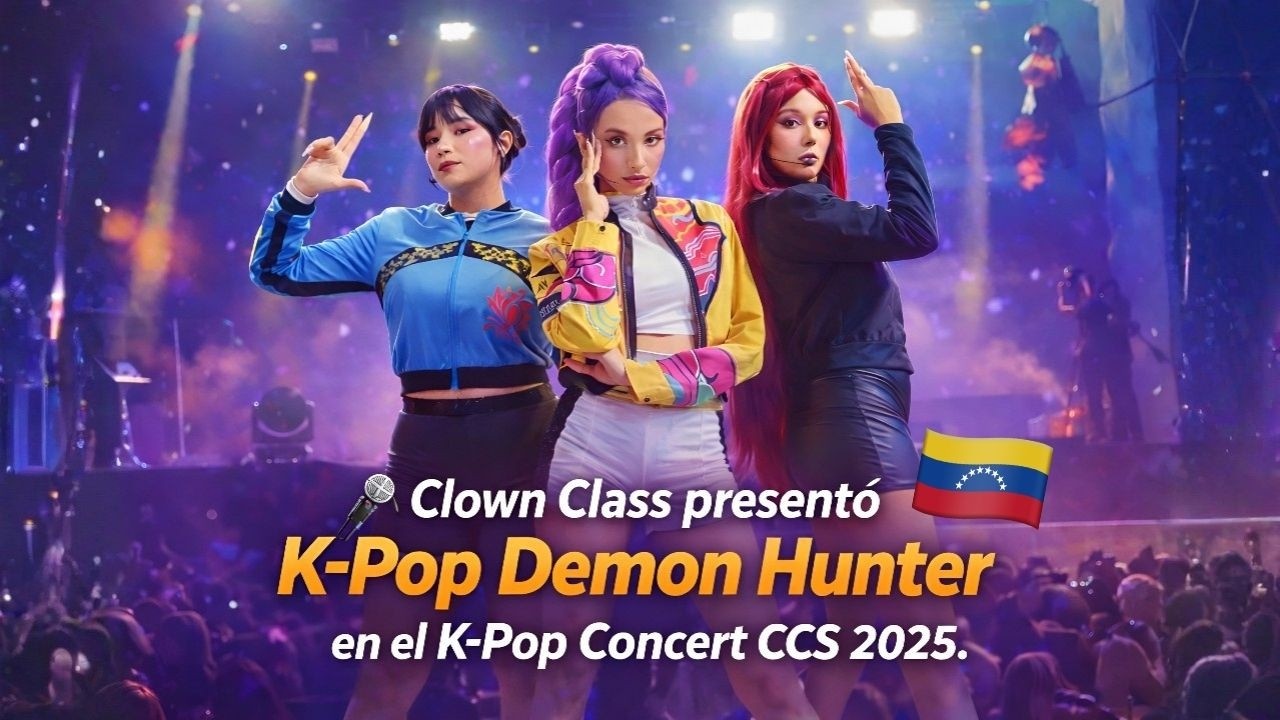 🎤🔥 Clown Class presentó K-Pop Demon Hunter en el K-Pop Concert CCS 2025.