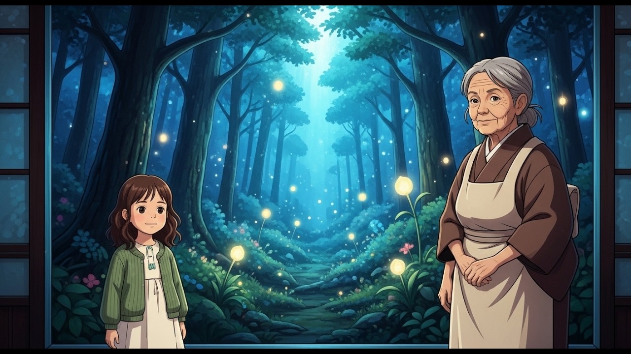 I Entered in a Magical World with Grandma🔮✨Ghibli-Style Video