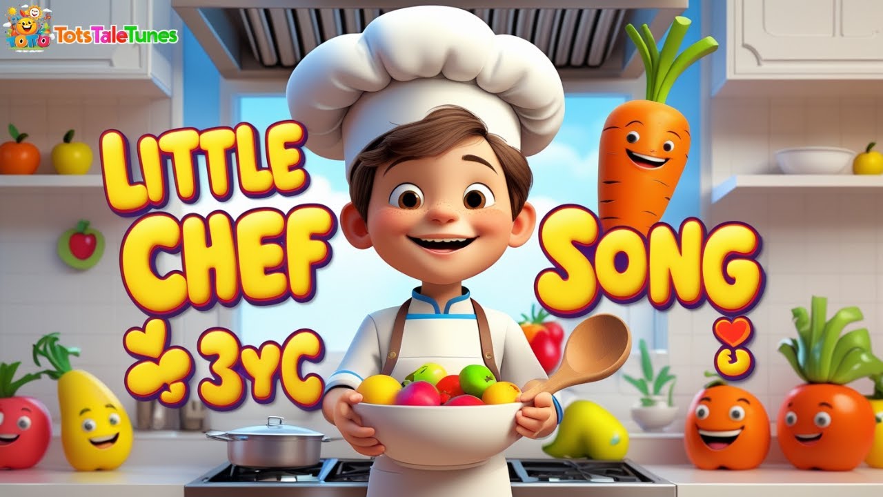 Little Chef Song 🍎 | Pretend Cooking & Healthy Food Fun for Kids | TotsTaleTunes