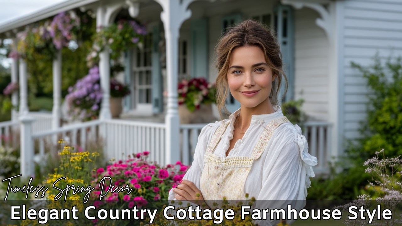 Timeless Spring Decor ~ Elegant Country Cottage Farmhouse Style