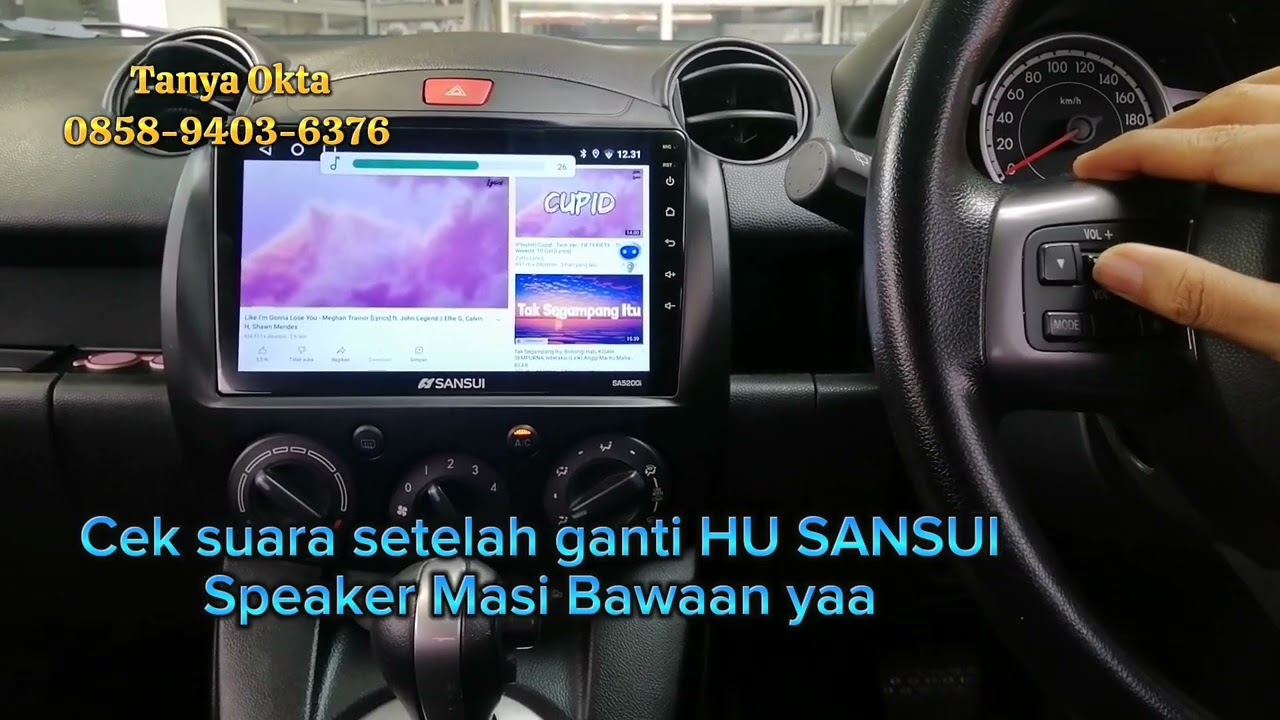 Headunit Android MURAH - MAZDA 2 NON SKY ganti headunit 2jutaan