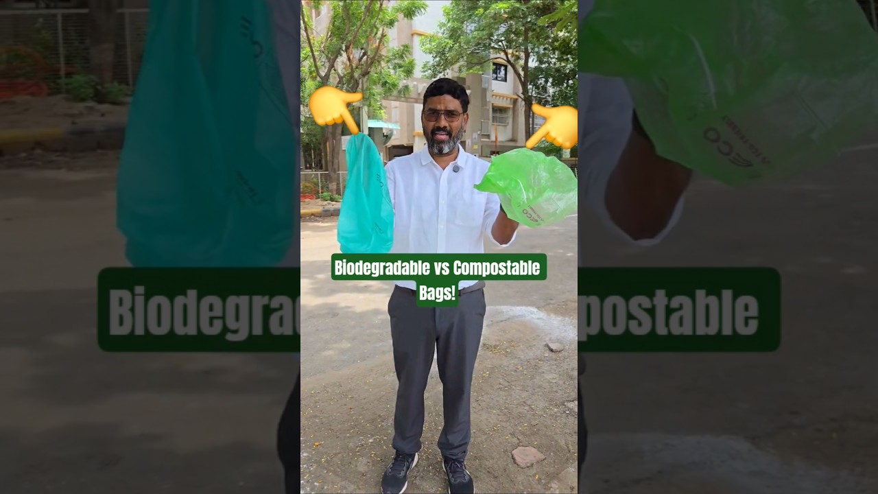 Are You Using the RIGHT Type of Garbage Bag? Biodegradable vs Compostable Explained #sustainability