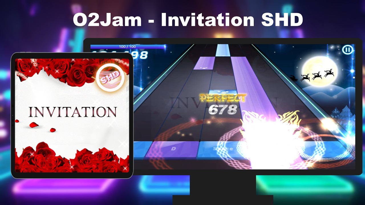 🎵[오투잼] 스팀 버전 Invitation SHD 업데이트 플레이 영상 | 리듬게임🎧