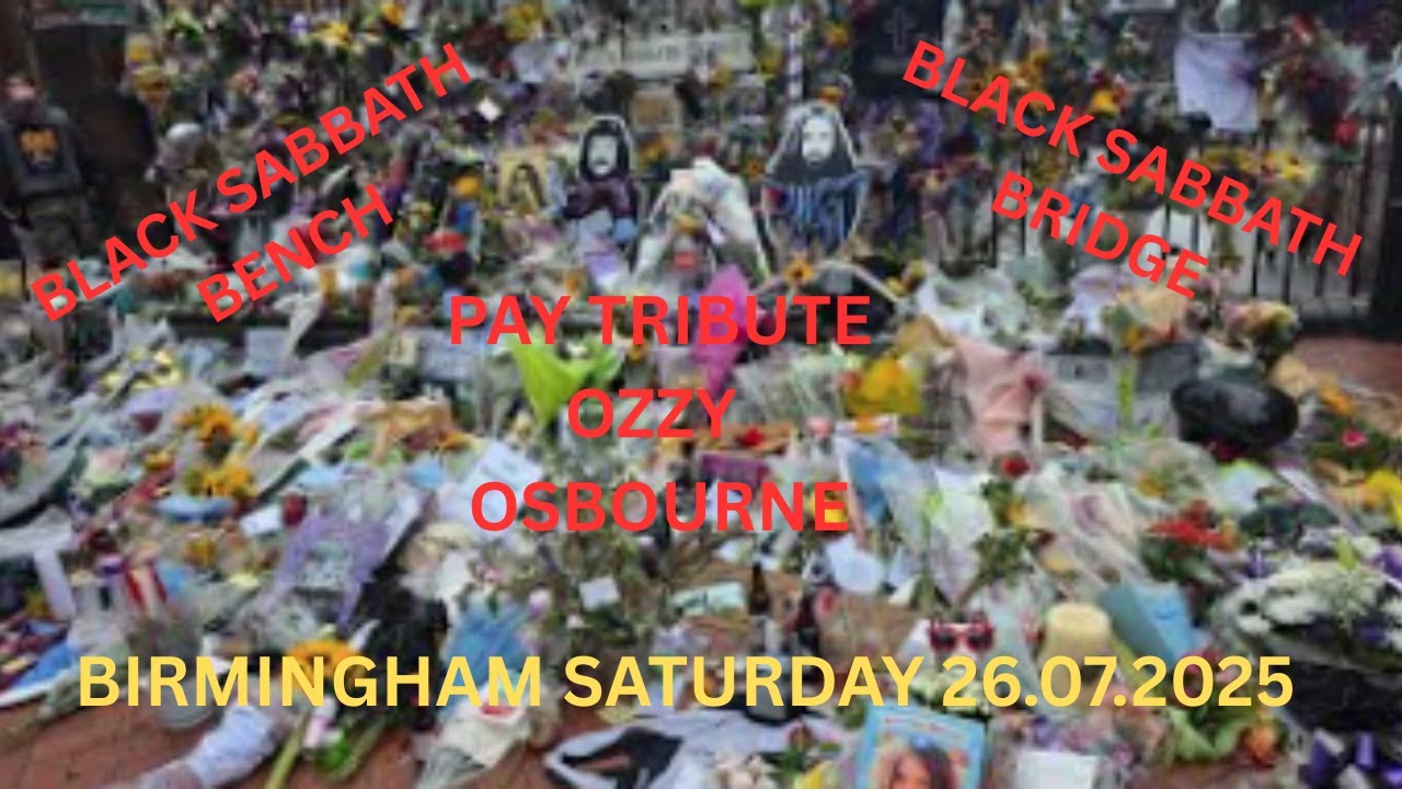 LIVE FROM BLACK SABBATH BRIDGE / BENCH BIRMINGHAM  TRIBUTE TO OZZY OSBOURNE