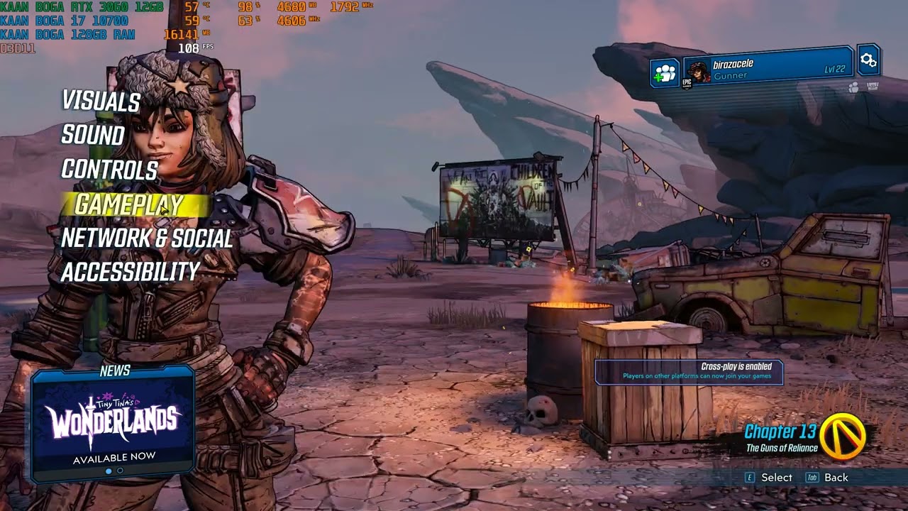 Borderlands 3 RTX 3060 1440P Test Low To Badass Graphic Settings