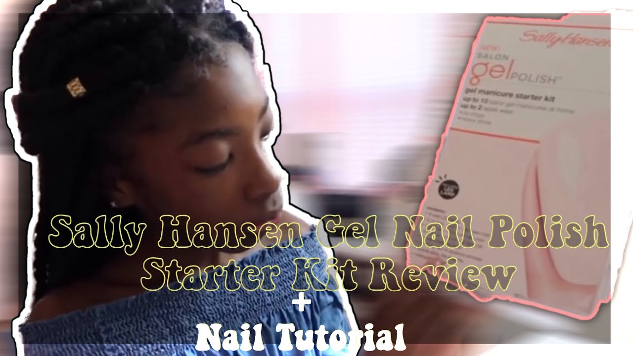 Sally Hansen Gel Nail Polish Starter kit Review + Application Tutorial