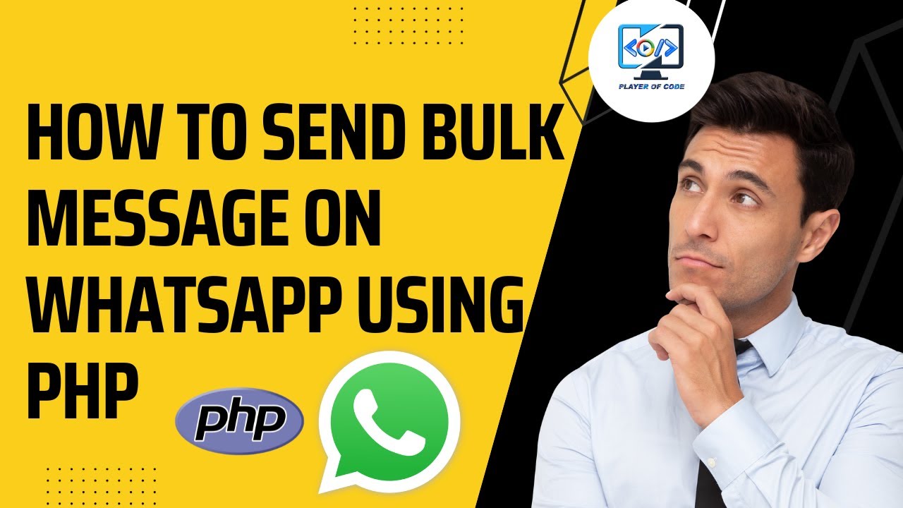 How to Send Bulk Message on WhatsApp using PHP || Live Demo || RC Panel || Whatsapp API | Easy Way 🎞