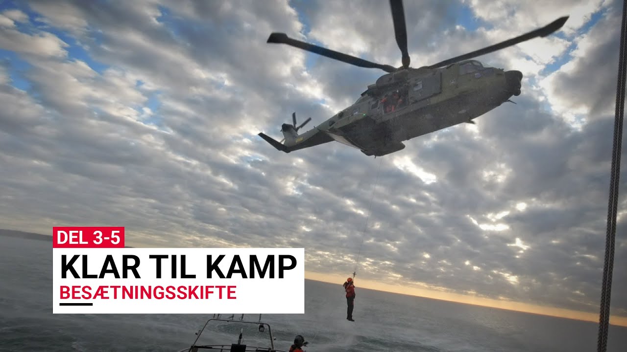 Klar til kamp 3 - Besætningsskifte med helikopter