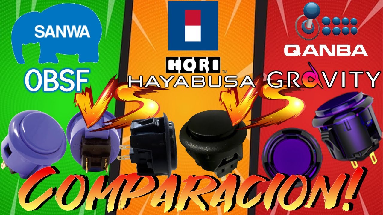 ¿QUIÉN SERÁ EL MÁS SILENCIOSO? Comparativa Sanwa Vs Qanba Gravity Vs Hori Hayabusa