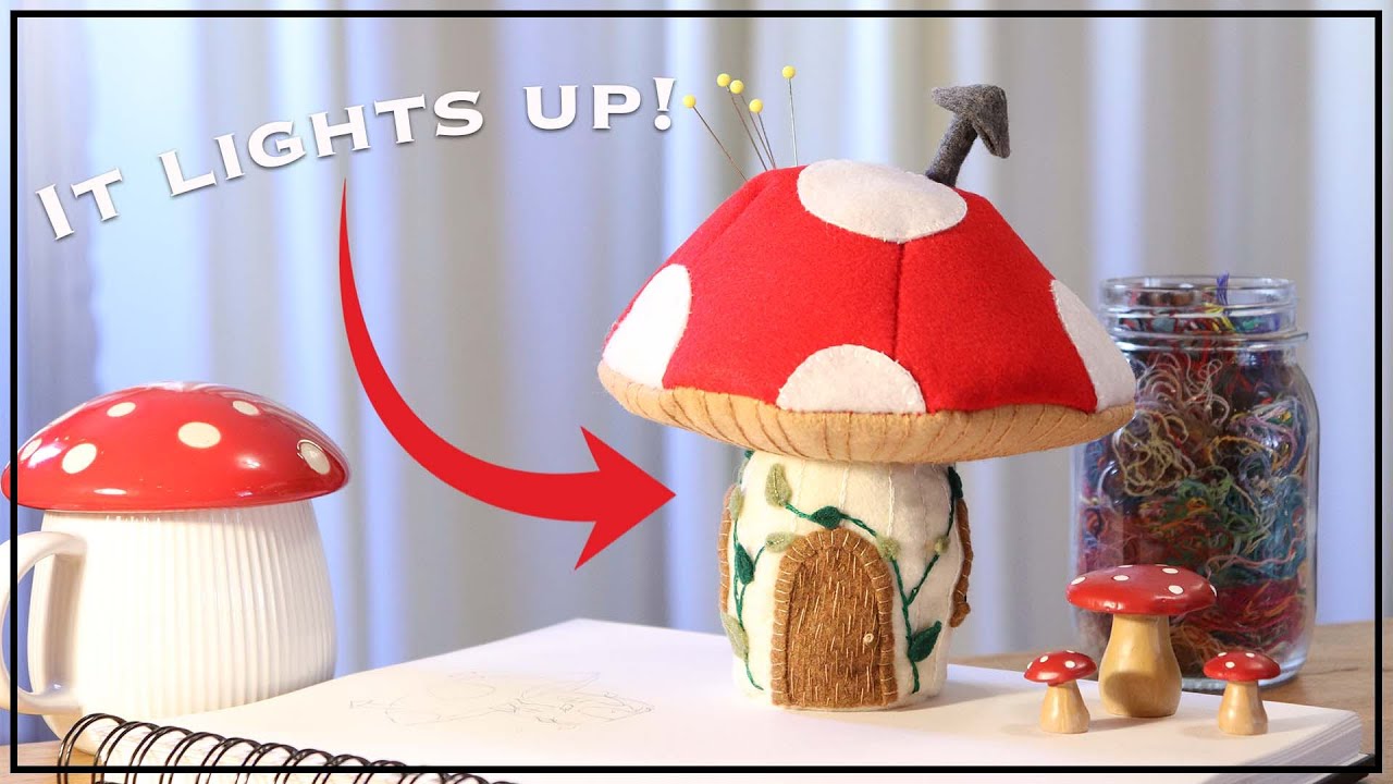 A Mushroom Fairy House Pin Cushion, If You Please [+ a little channel chat!]