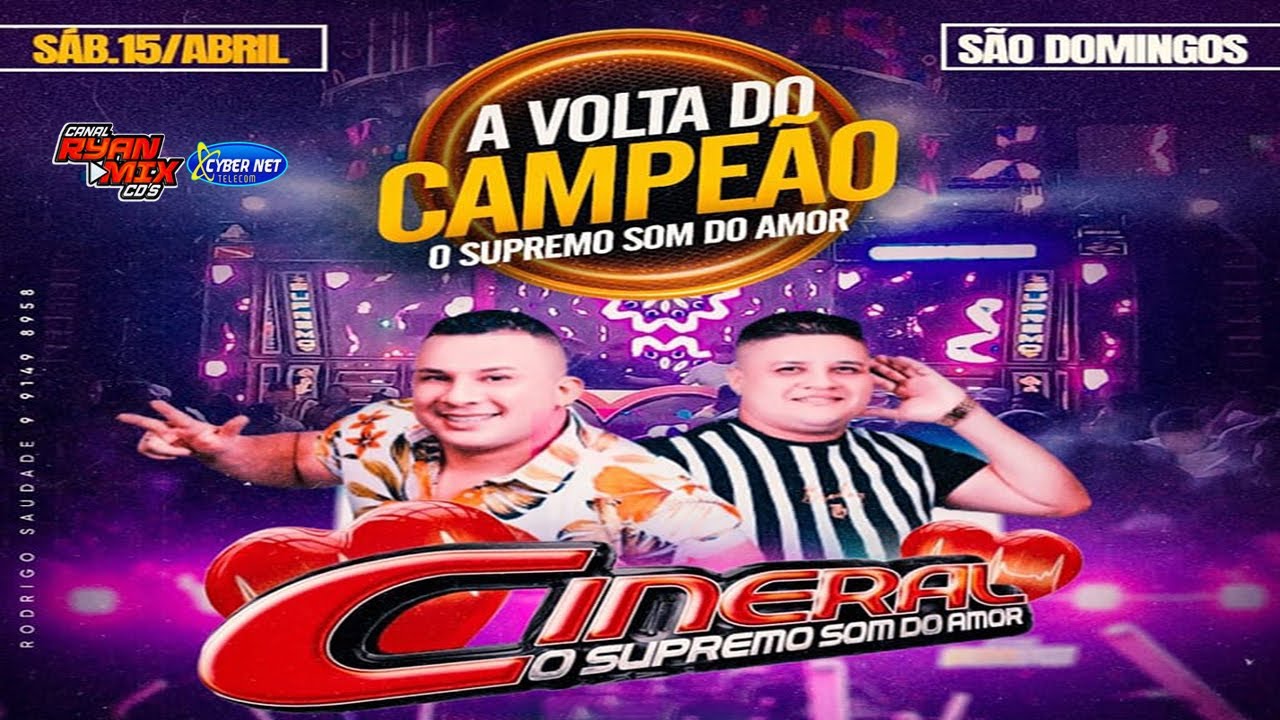 CD AO VIVO CINERAL O SUPREMO SOM DO AMOR NO SÃO DOMINGOS (PARTE 2) 15-04-2023 DJ MICHEL