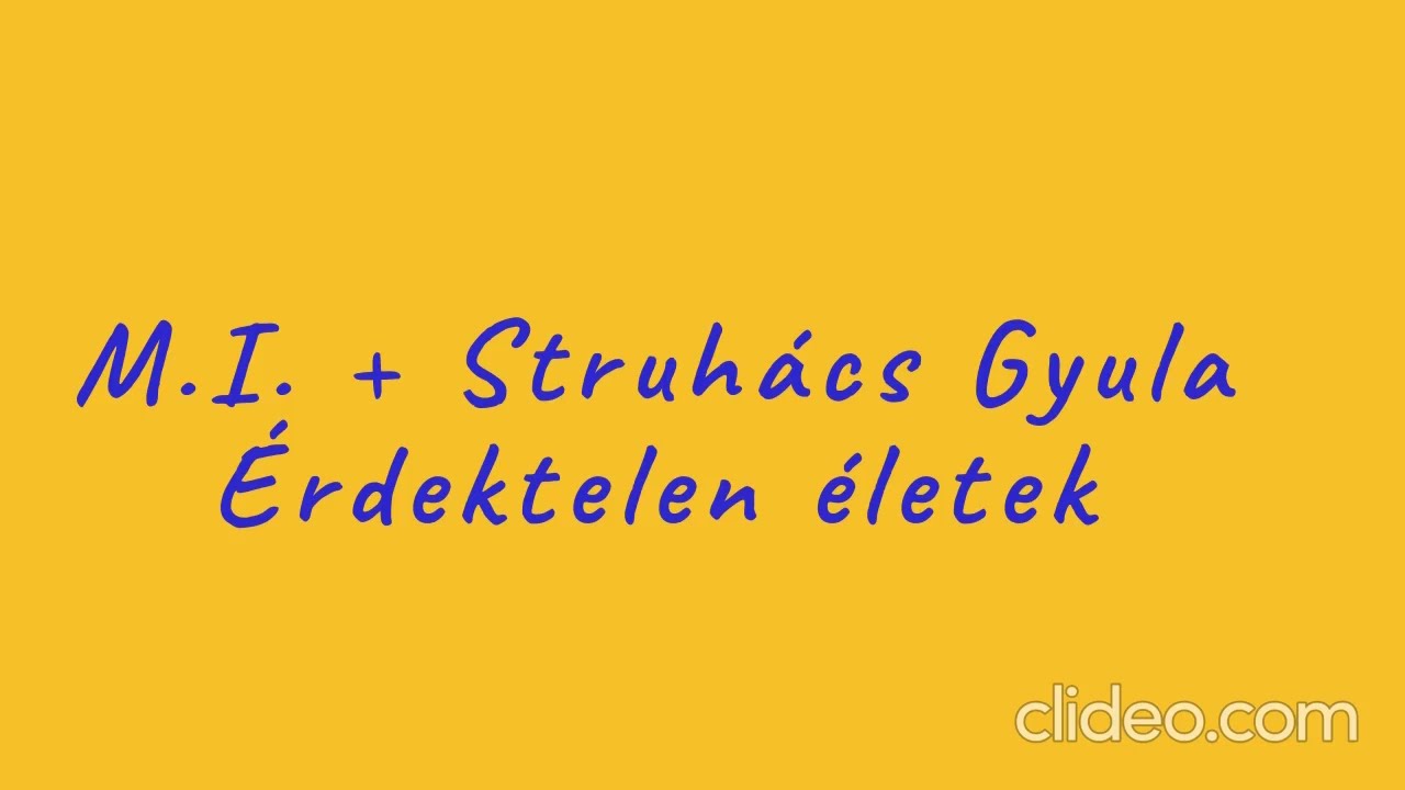 Zene: Érdektelen életek