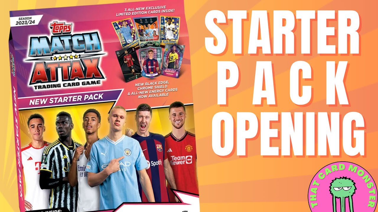 Let's open a Match Attax 23 24 Starter Pack and see what's inside!