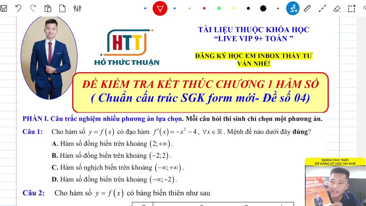 ĐỀ KIỂM TRA KHẢO SÁT VÀ ĐÁNH GIÁ NĂNG LỰC ĐẦU NĂM TOÁN 12- CHƯƠNG HÀM SỐ (Buổi 4)