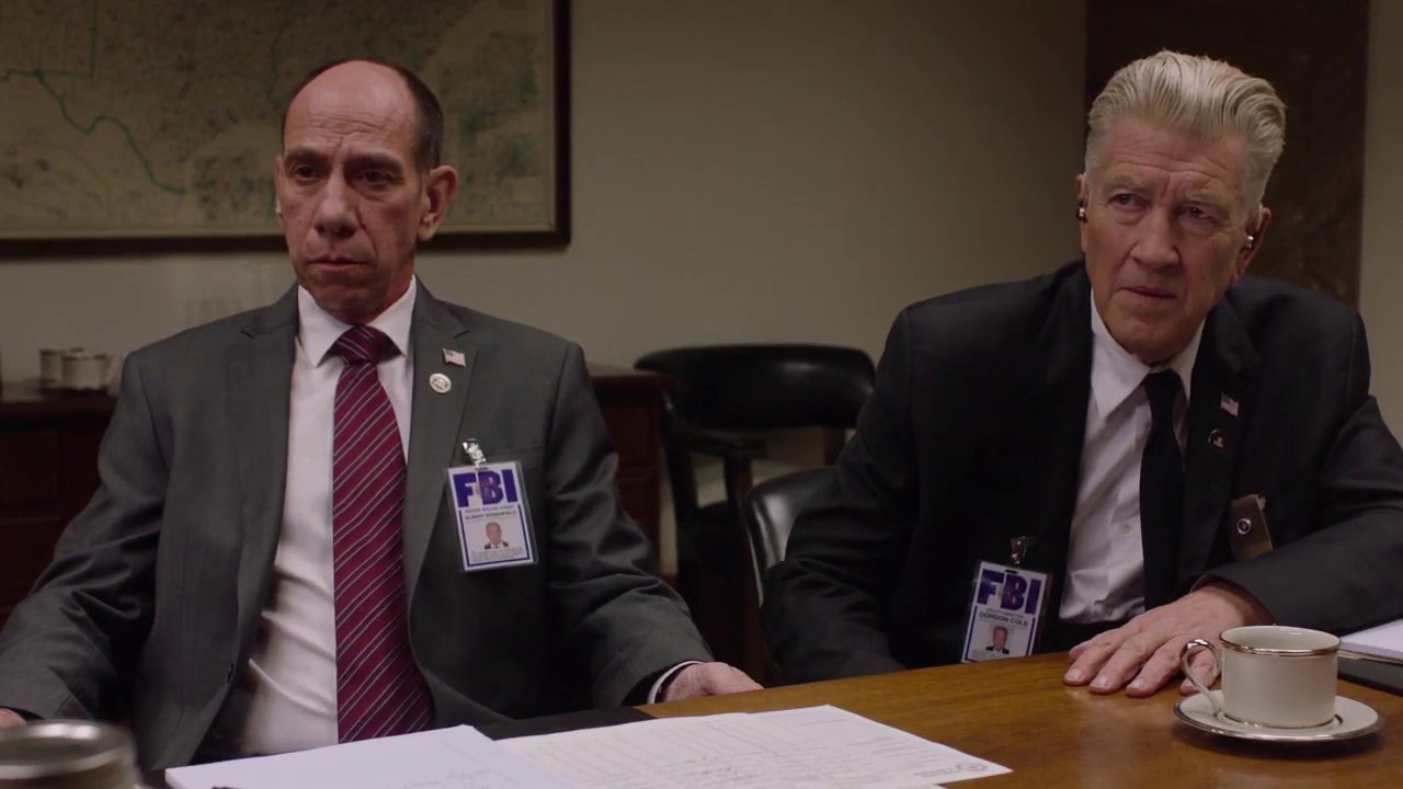Gordon Cole reacts to James' interrogation scene