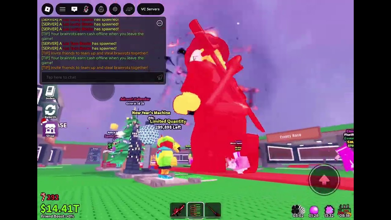 Steal a Brainrot Admin Abuse! New Year’s Eve Special! (Part 1)