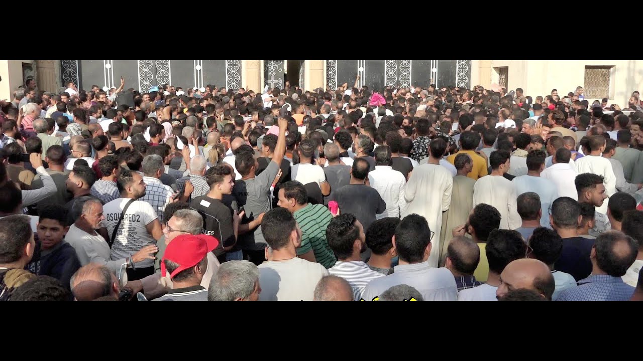 ازدحام شديد  والناس مش فاهمه حاجه فى دير مارجرجس 2023