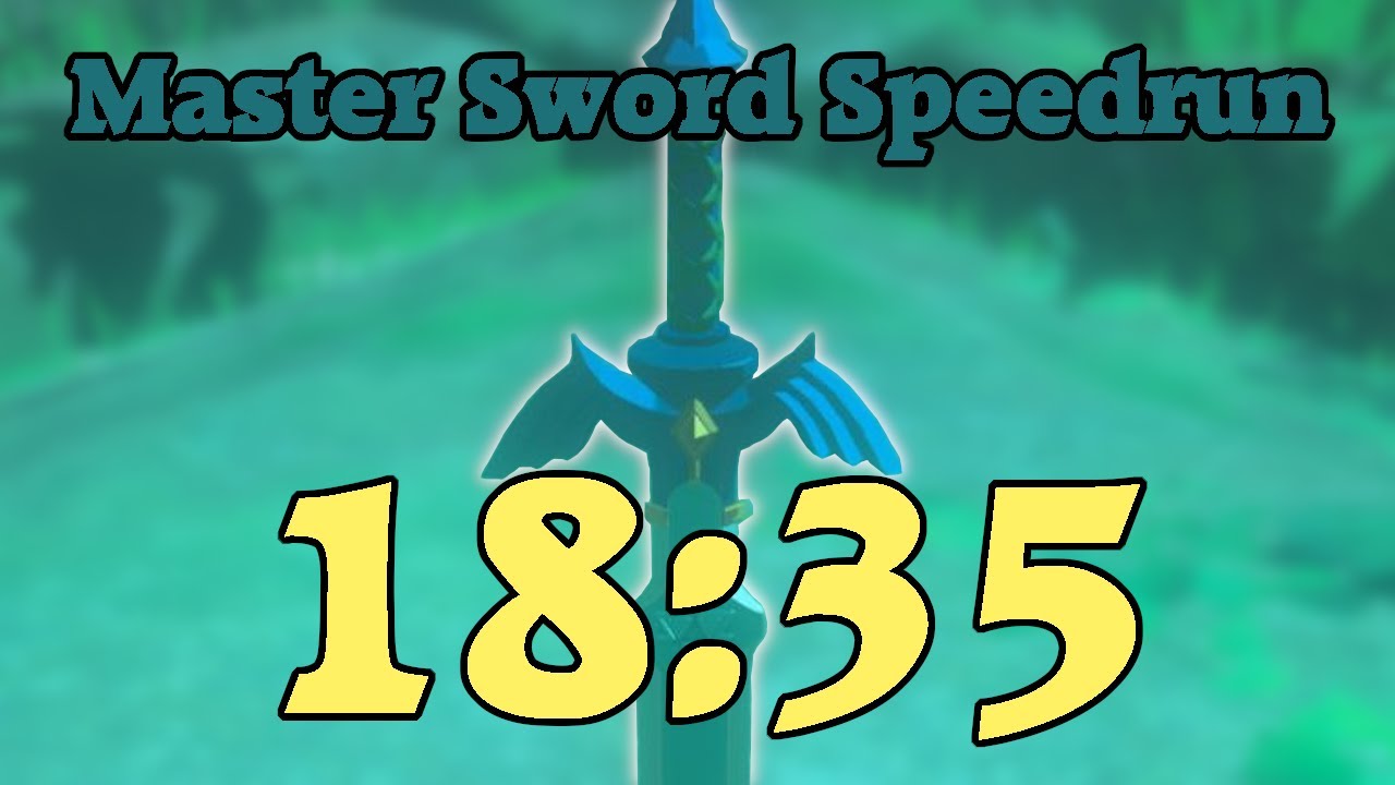 Breath of the Wild Master Sword Speedrun in: 18:35!!