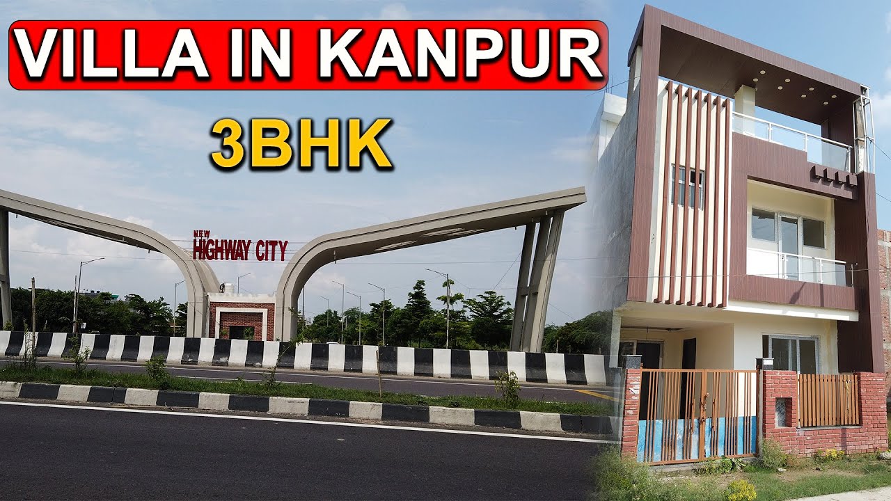 ready to move villa: 3BHK luxury villa near kalyanpur Kanpur in New Highway City Society!