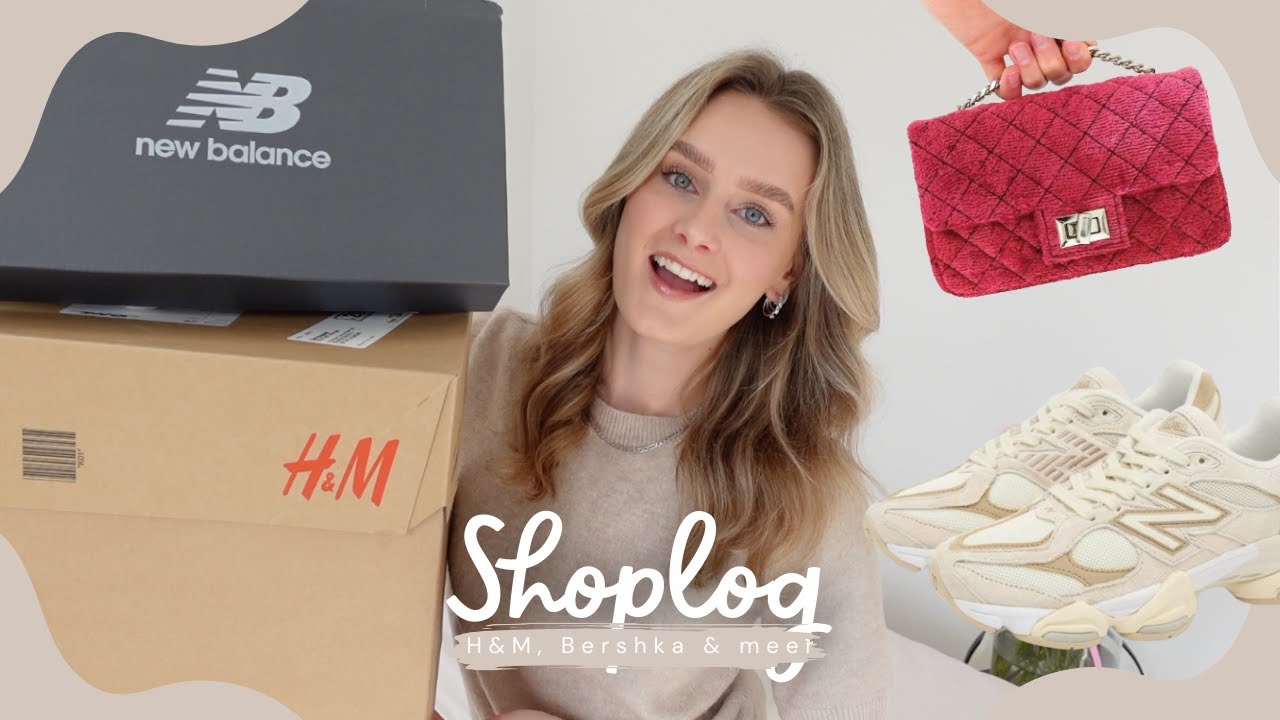 MEGA SHOPLOG 🤍 H&M, Bershka, New Balance, Rough Studios, Cotton Club & Sam Friday ☁️ Esmée Geel
