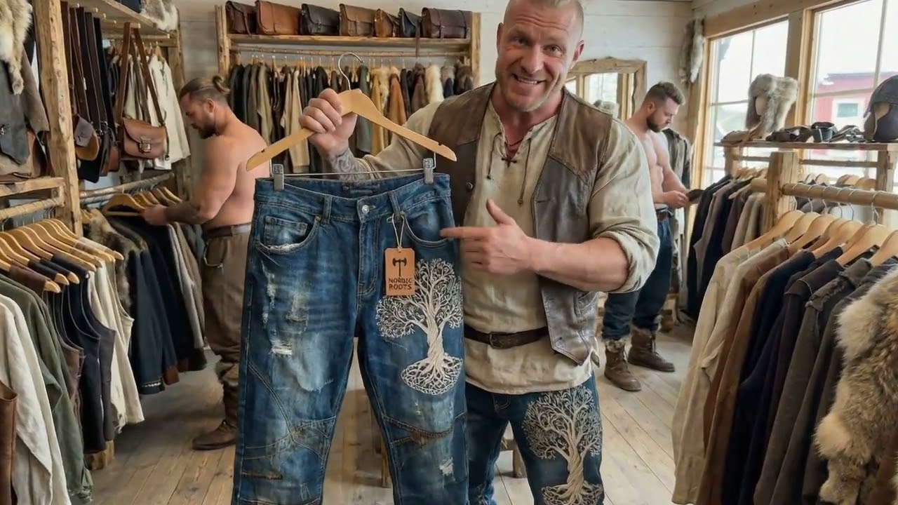 ⚔️ New Viking Men&rsquo;s Collection &mdash; Denim & Patchwork 🔥