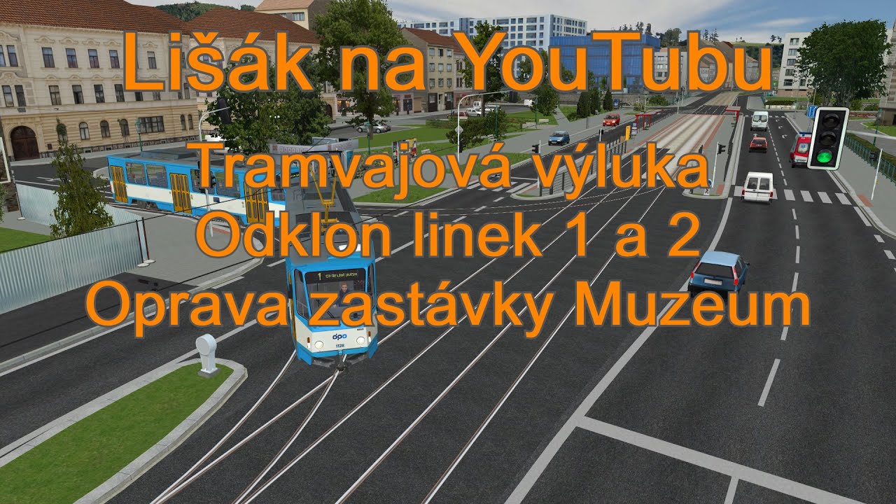 Simt simulátor - Výluka na linkách 1 a 2 s povídáním