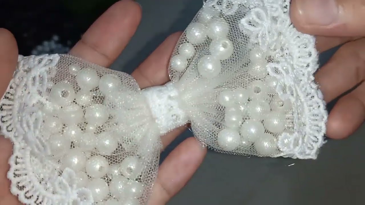 DIY pita rambut cantik #bow #hairbowtutorial