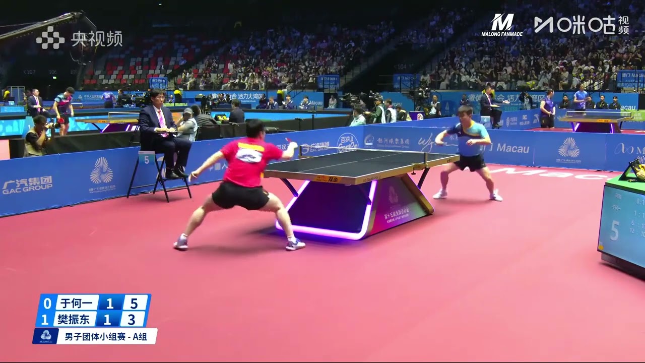 Fan Zhendong vs Yu Heyi | MT | 2025 China National Games Table Tennis