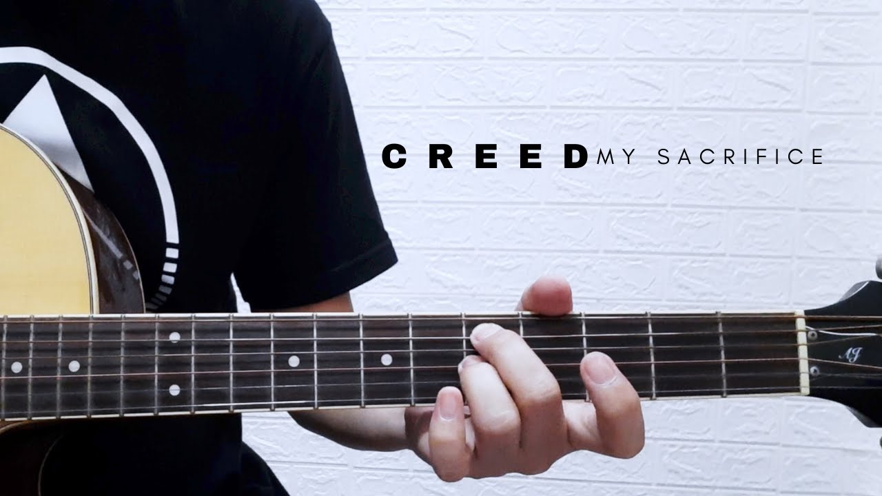 PART 1 - MY SACRIFICE   I   CREED   I   GUITAR TUTORIAL   I   A TRIBUTE TO ALL FRONTLINERS