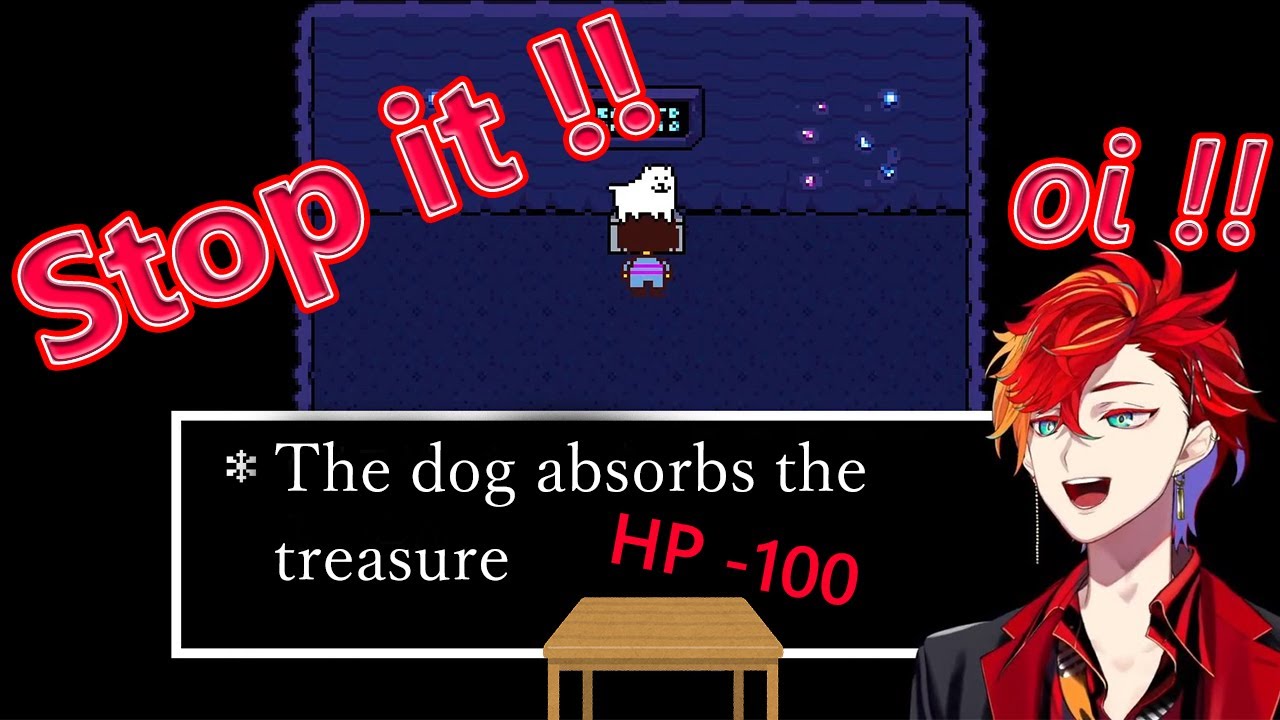 [ Holostars ] Hizaki Gamma reaction to the Legendary Treasure scene from Undertale [ Eng Sub ]