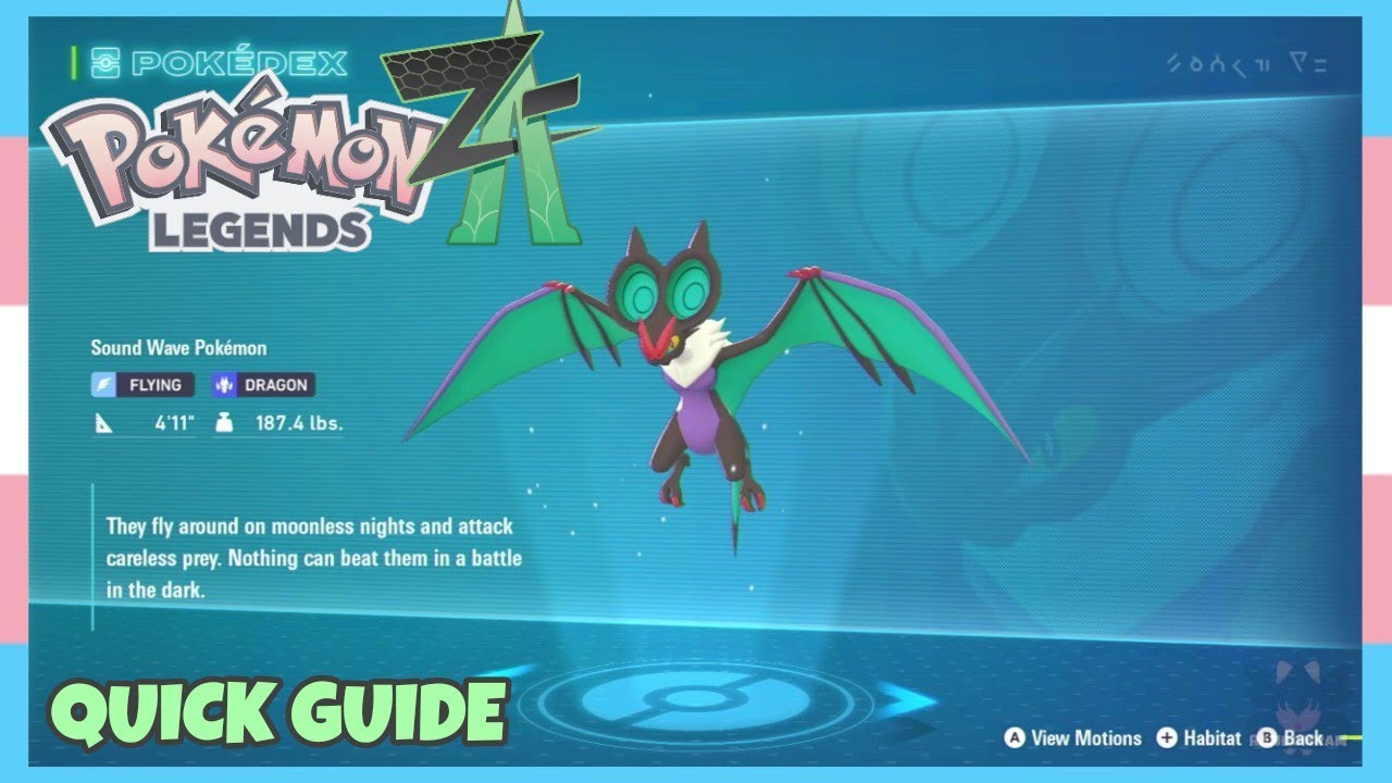 Where To Catch Noivern In Pokemon Legends ZA | Location Quick Guide
