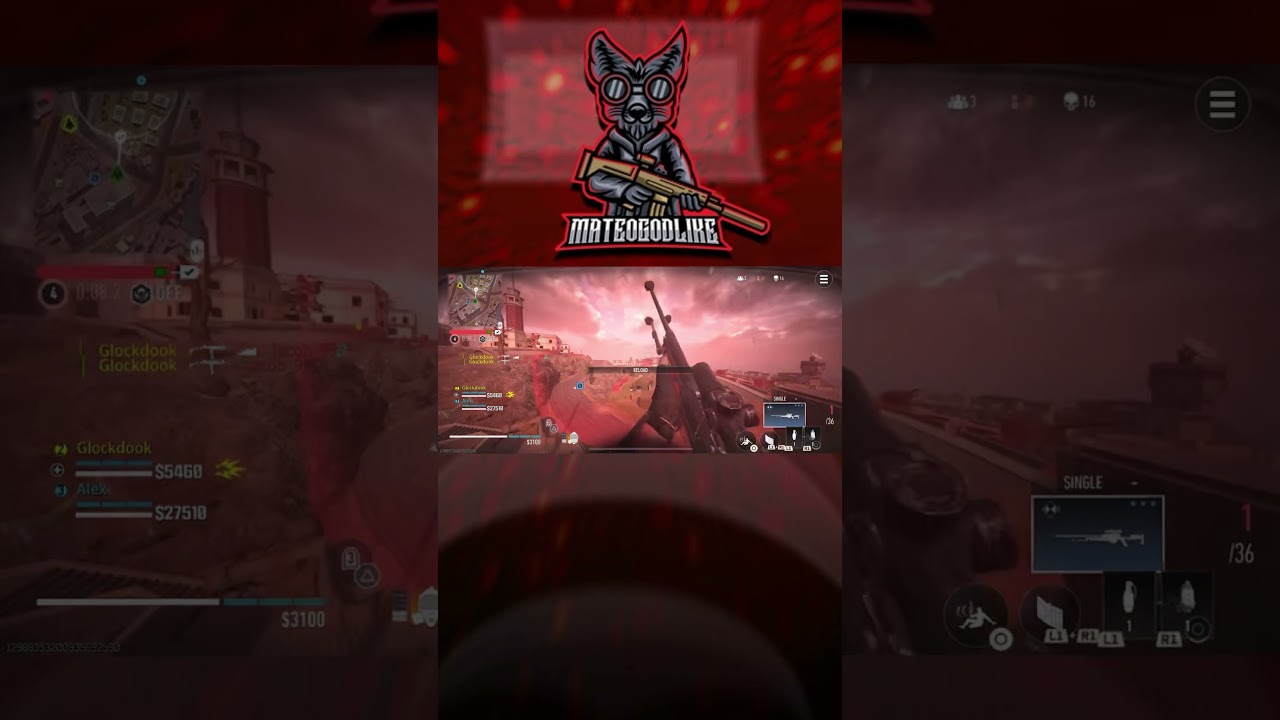 SNIPING 😚 WARZONE MOBILE REBIRTH ISLAND IOS HIGH KILL WIN 