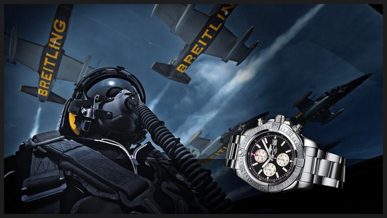 Часы Breitling Super Avenger A13370 | гигантский хронограф 49 мм!