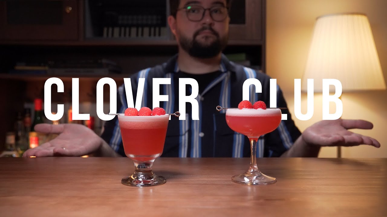 CLOVER CLUB | КЛОВЕР КЛАБ | Коктейль с джином и малиной