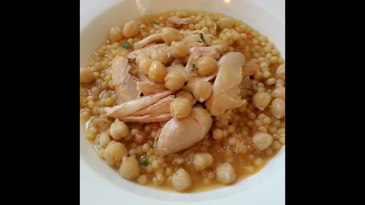 Palestinian Maftoul-Couscous & Chicken Soup !